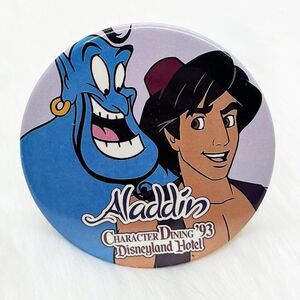 🔮 5/$25 Vintage Disneyland Hotel 1993‎ Aladdin Character Dining Pin